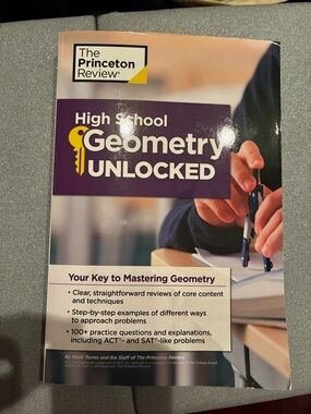 High School Geometry Unlocked - Purple and Cream Textbook